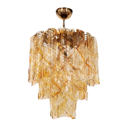 Spreekwoord Feodaal ethisch Plafond lampen | Vintage Italian Murano glass chandelier - Empel Collections