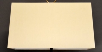 Op maat gemaakte rechthoekige lampenkap off white chintz simple trim